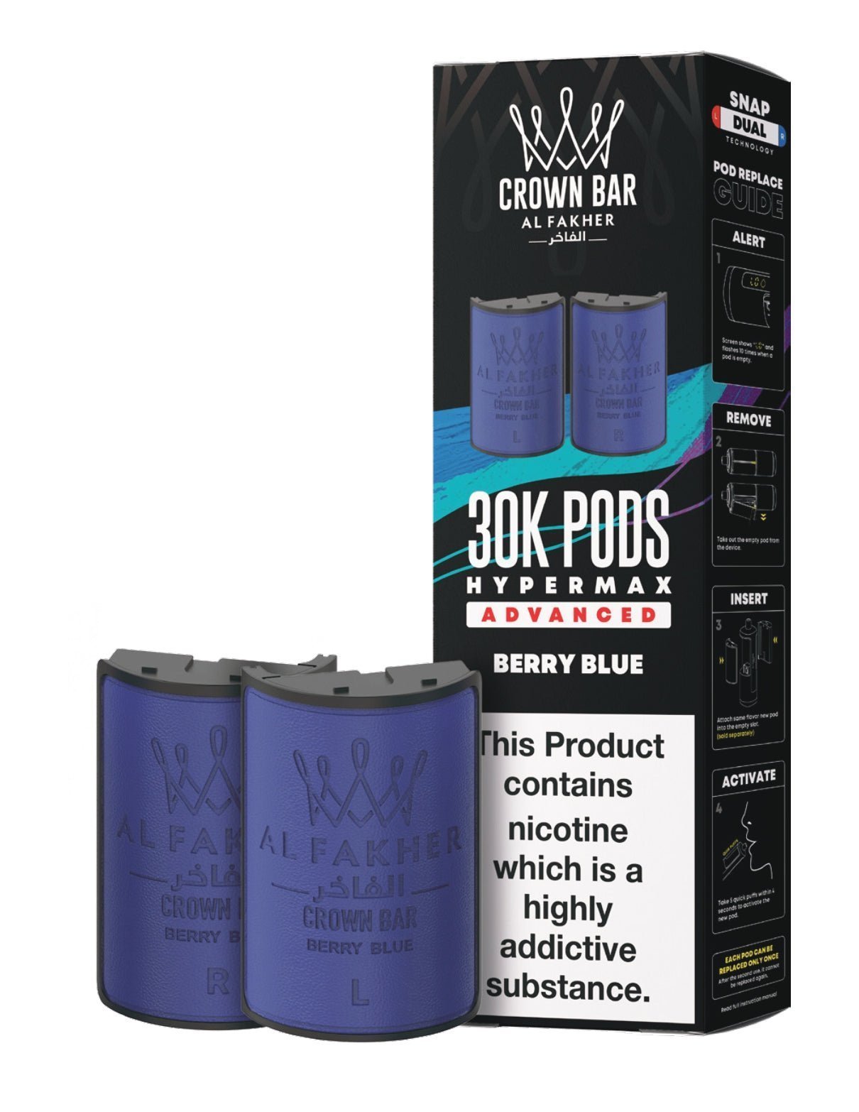 Al Fakher 30K Hypermax Prefilled Pods - Box of 5