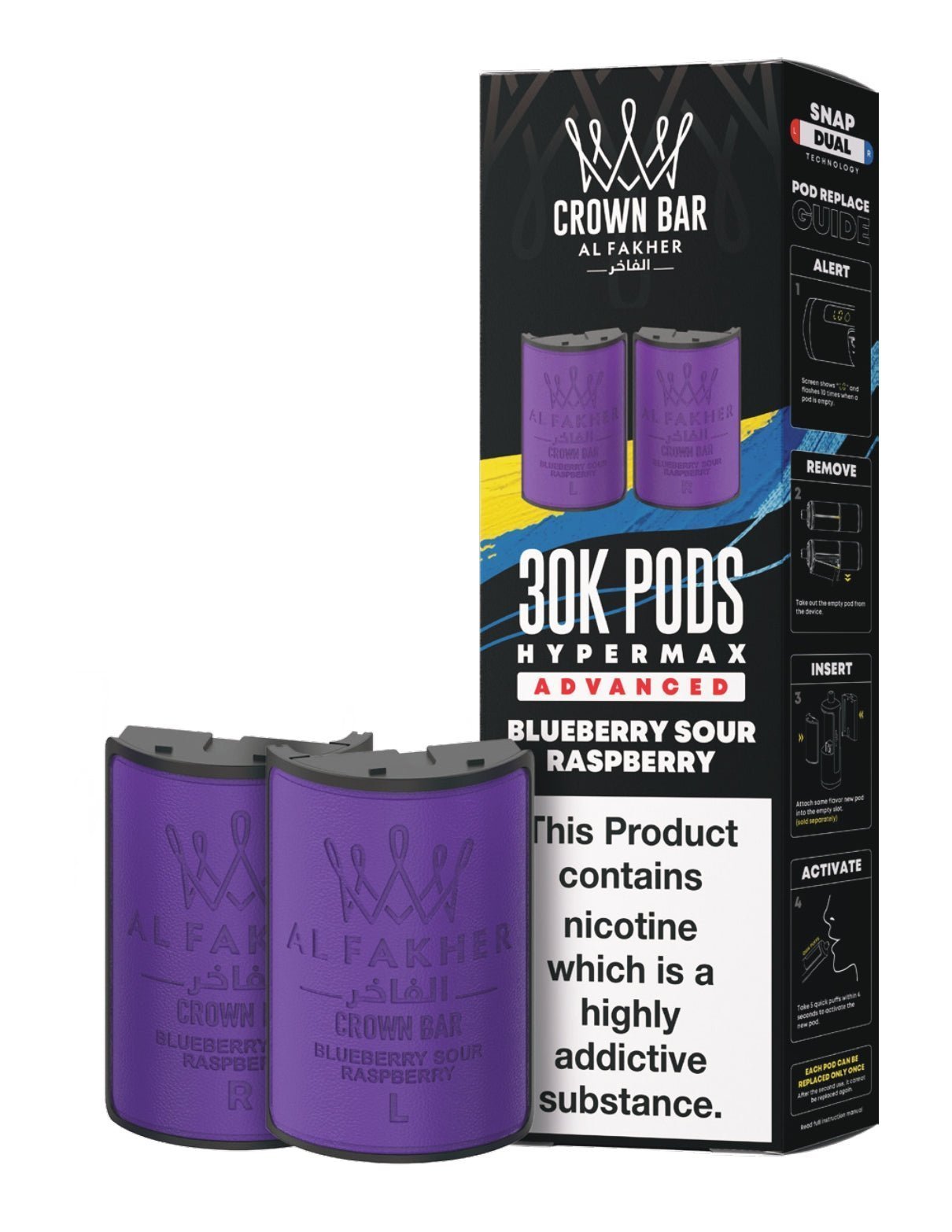 Al Fakher 30K Hypermax Prefilled Pods - Box of 5