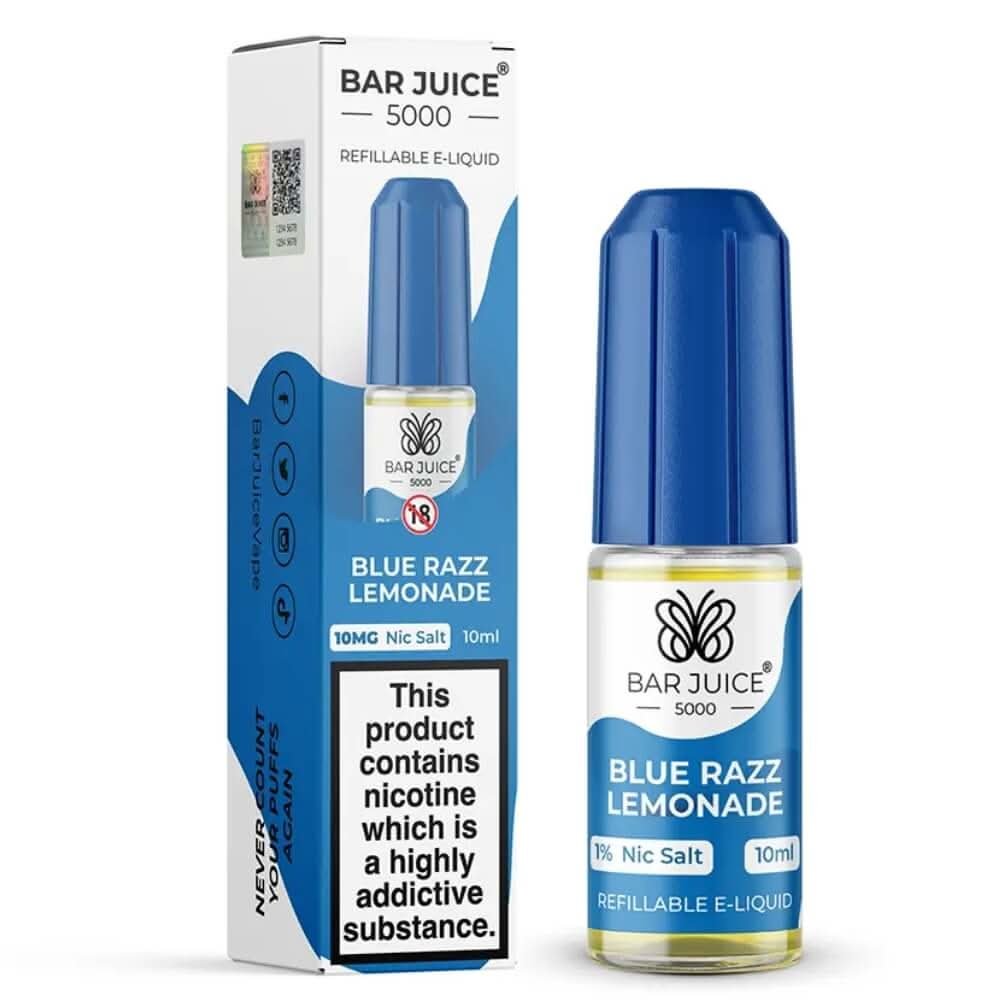 Bar Juice 5000 Nic Salt 10ml - Blue Razz Lemonade