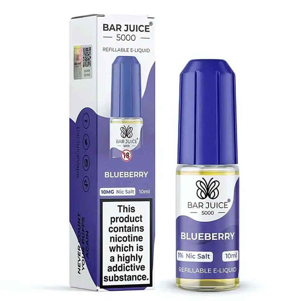 Bar Juice 5000 Nic Salt 10ml - Blueberry
