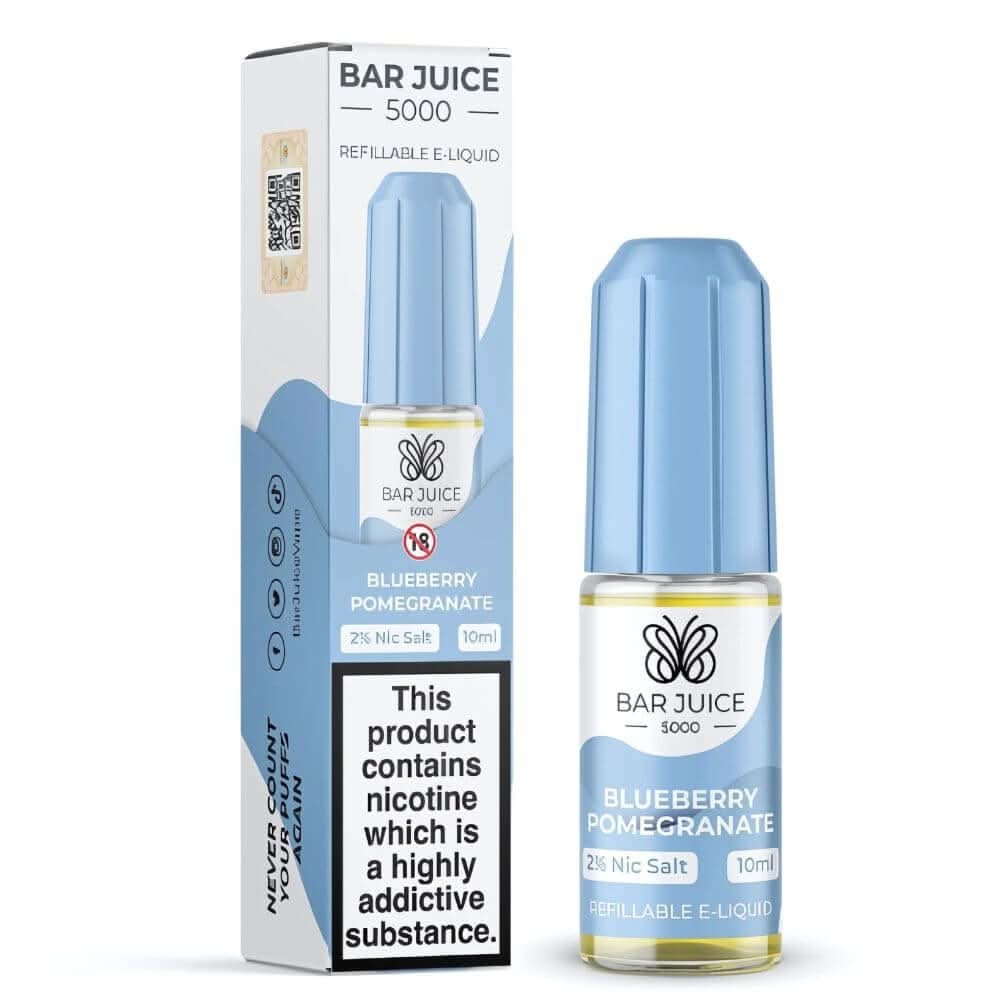 Bar Juice 5000 Nic Salt 10ml - Blueberry Pomegranate