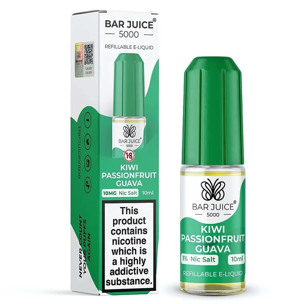Bar Juice 5000 Nic Salt 10ml - Kiwi Passion Fruit Guava