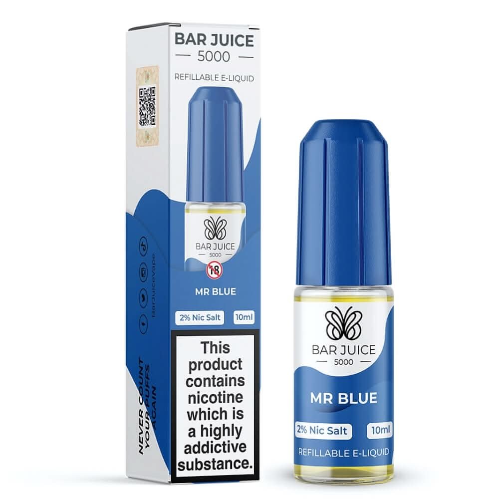 Bar Juice 5000 Nic Salt 10ml - Mr Blue
