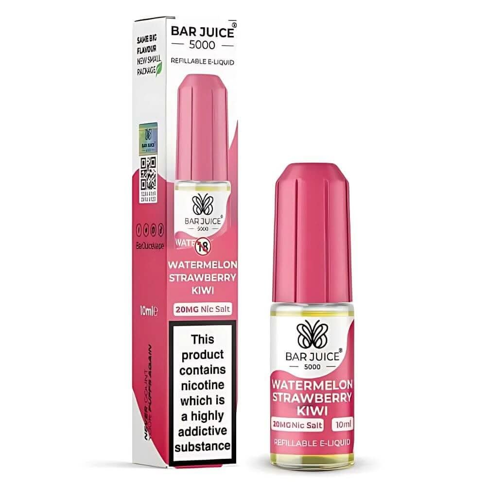 Bar Juice 5000 Nic Salt 10ml - Watermelon Strawberry Kiwi