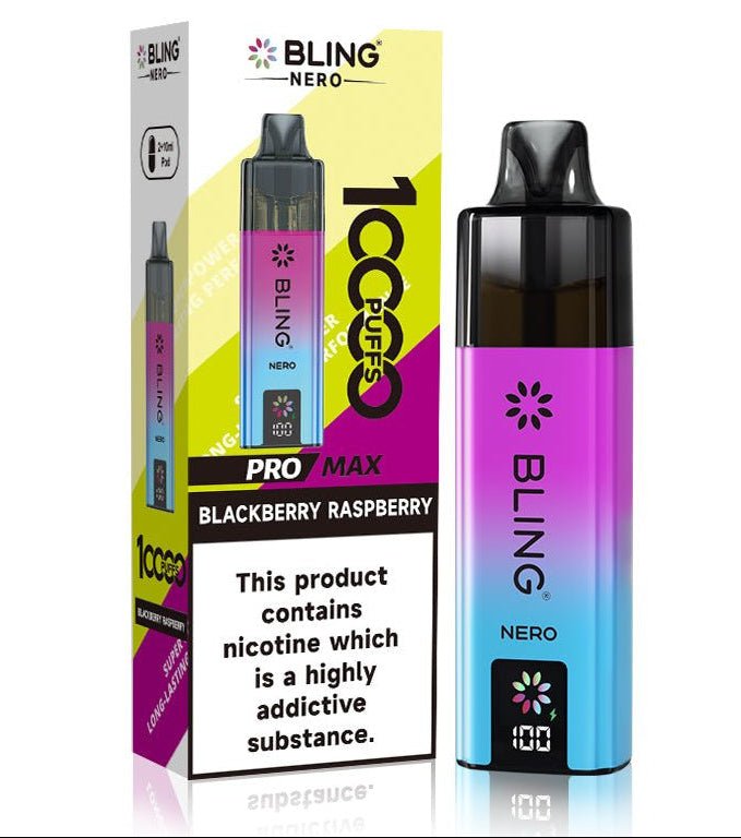Crystal Bling Nero 10K Prefilled Pod Kit - Box of 5