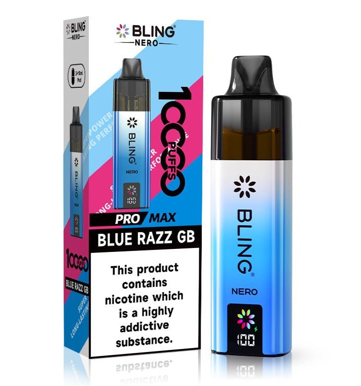 Crystal Bling Nero 10K Prefilled Pod Kit - Box of 5
