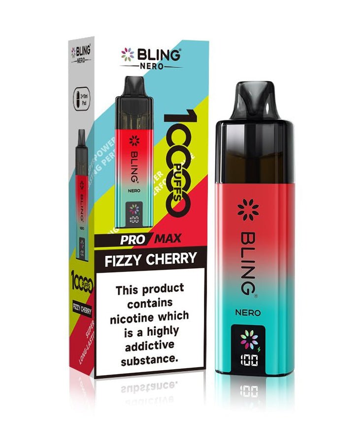 Crystal Bling Nero 10K Prefilled Pod Kit - Box of 5