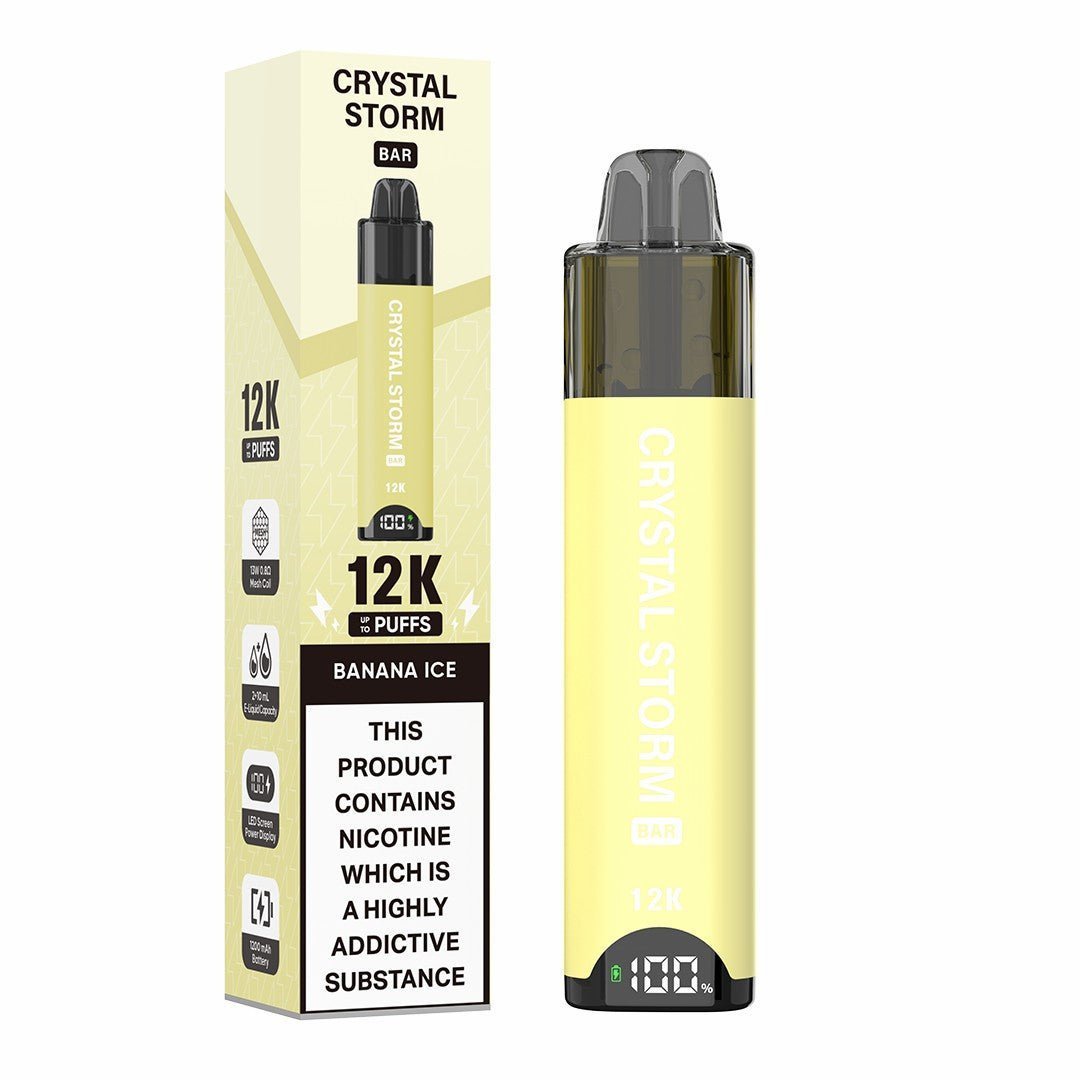 Crystal Storm Bar 12K Prefilled Pod Kit - Box of 10