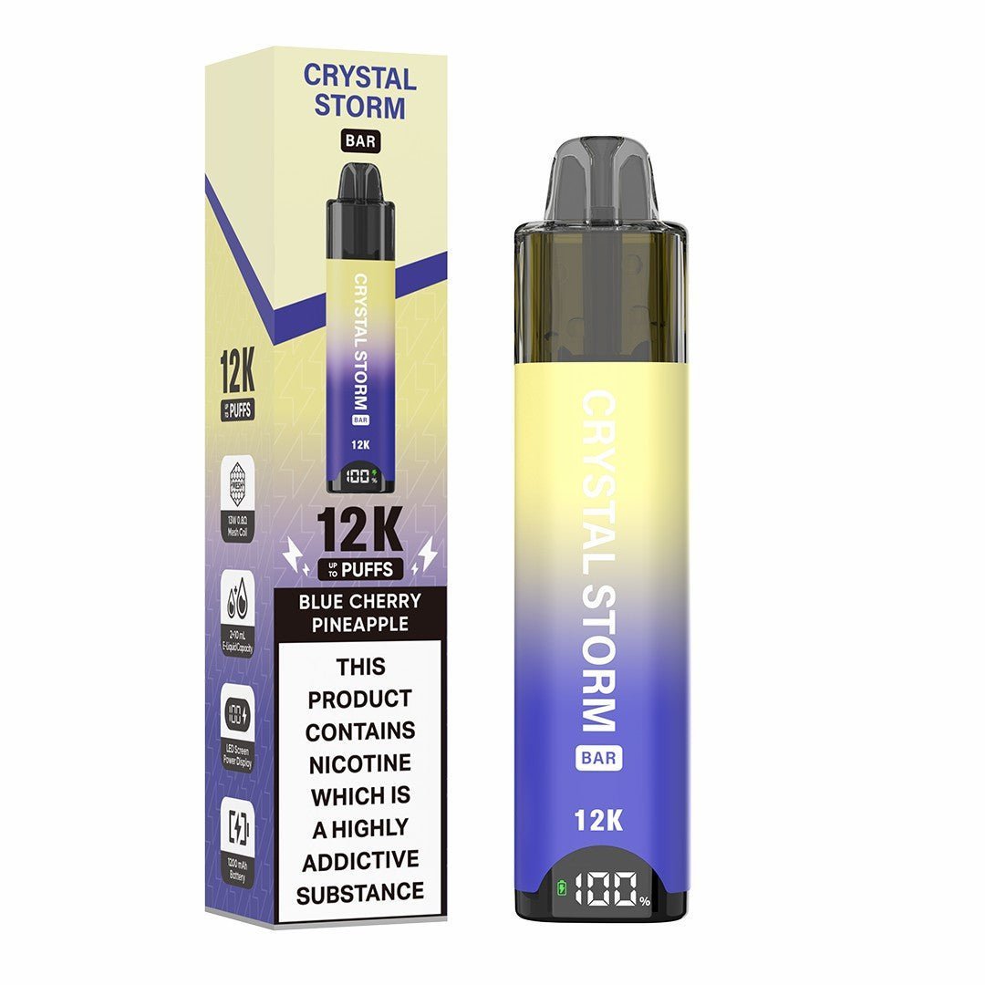 Crystal Storm Bar 12K Prefilled Pod Kit - Box of 10