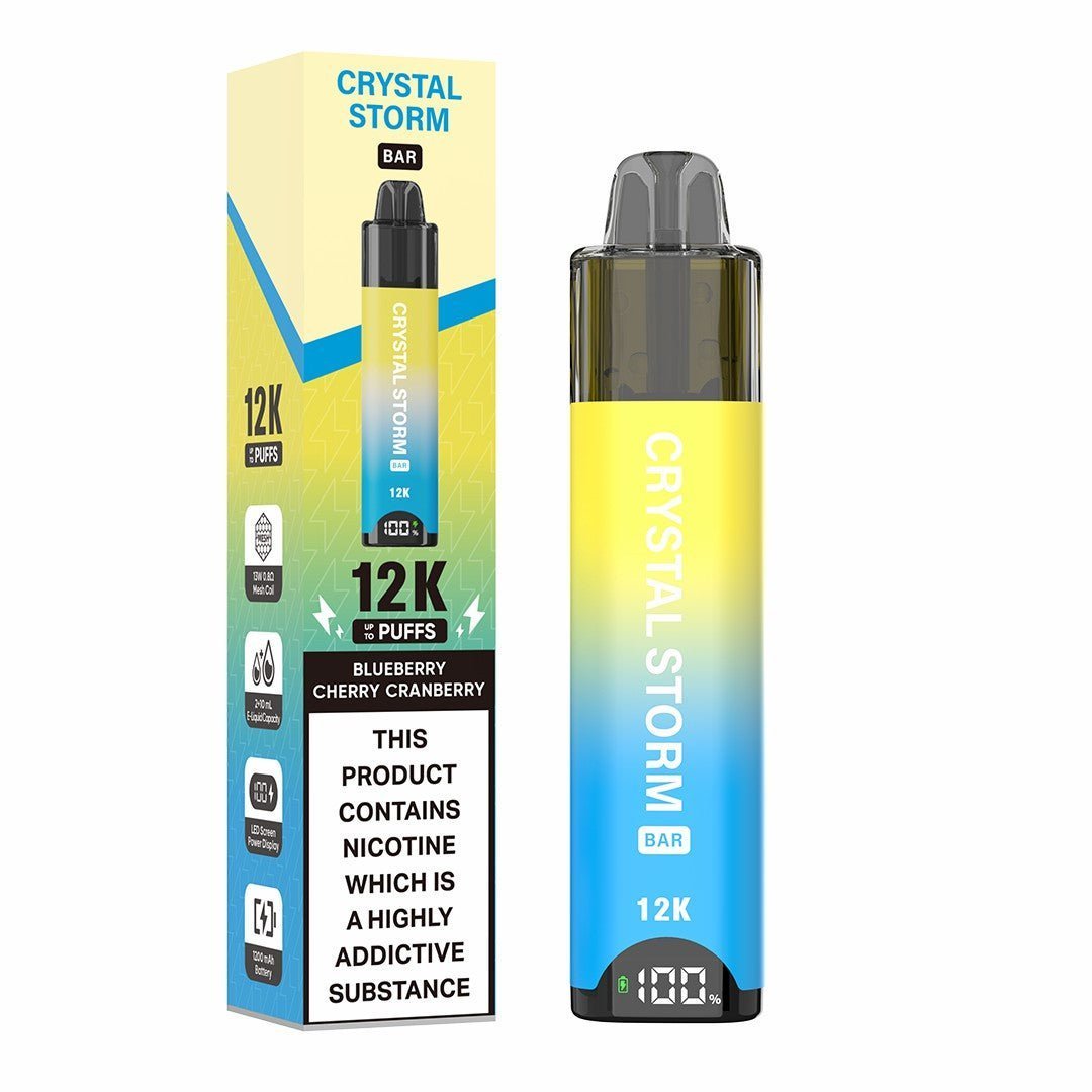 Crystal Storm Bar 12K Prefilled Pod Kit - Box of 10