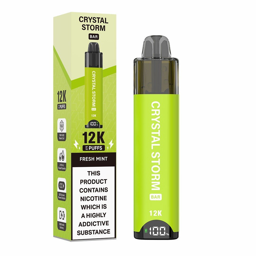 Crystal Storm Bar 12K Prefilled Pod Kit - Box of 10
