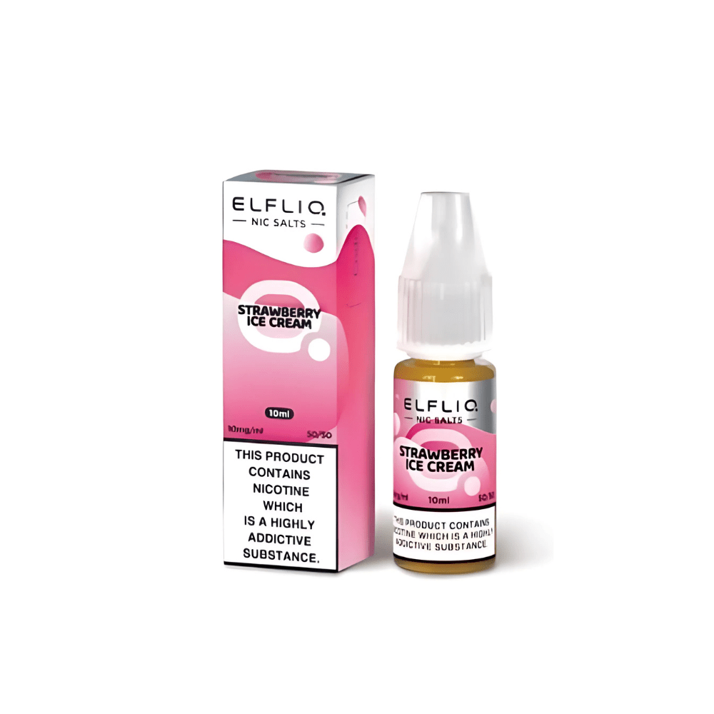 Elf Bar Elf Liq Strawberry Ice Cream 10ml Nic Salt