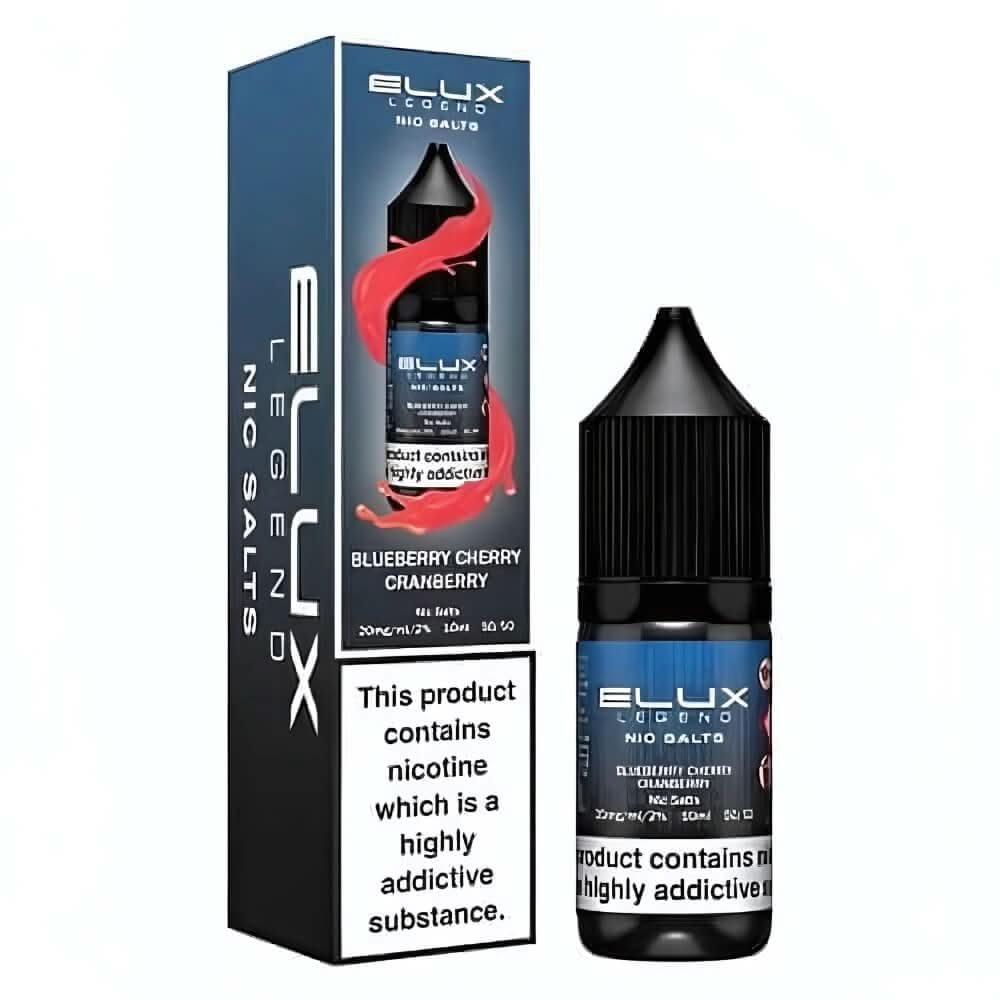 Elux Legend NIC Salt 10ml -Blueberry Cherry Cranberry