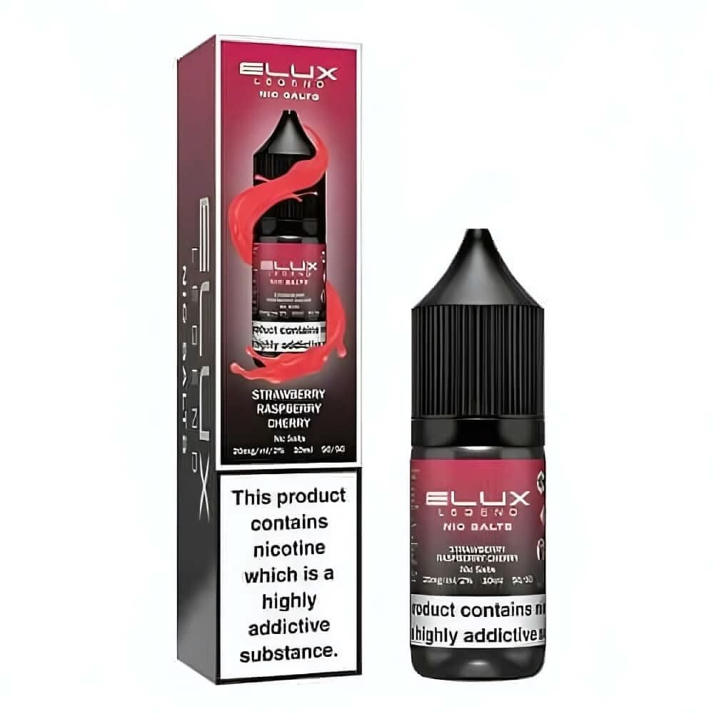 Elux Legend NIC Salt 10ml -Strawberry Raspberry Cherry