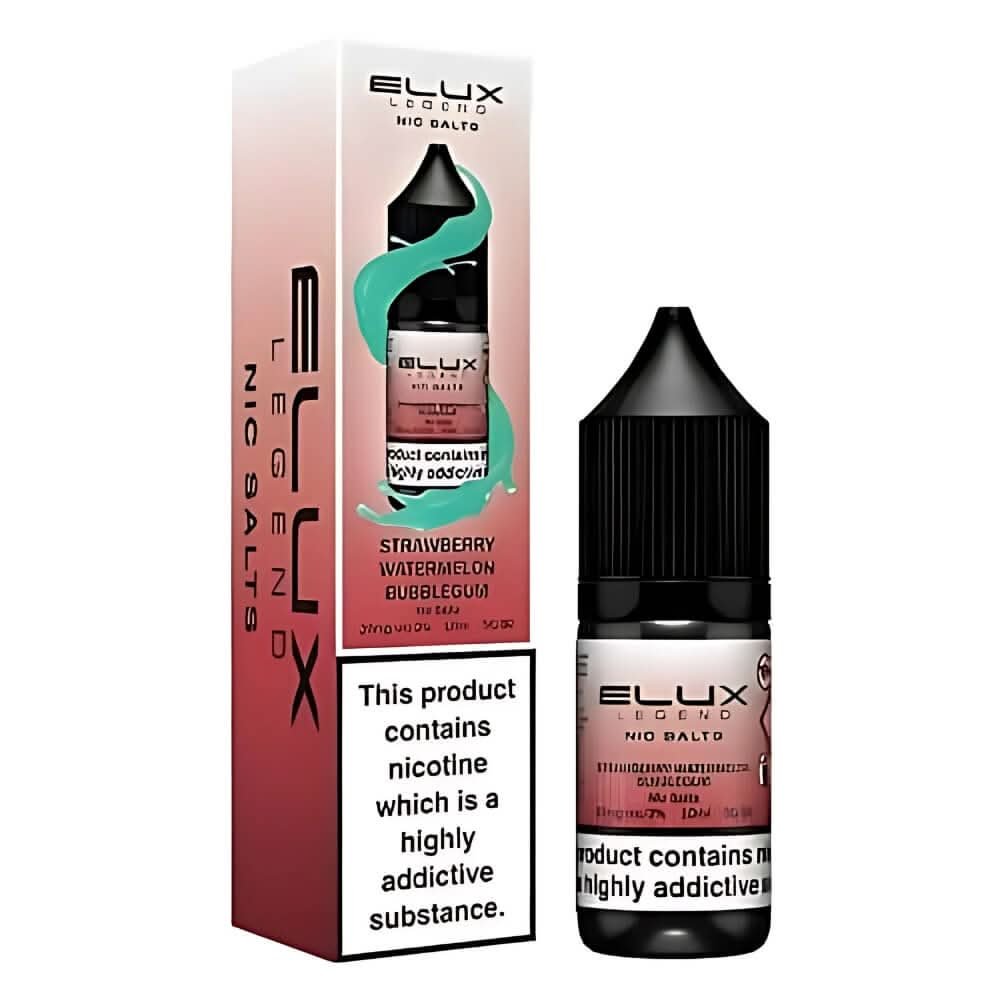 Elux Legend NIC Salt 10ml -Strawberry Watermelon Bubblegum