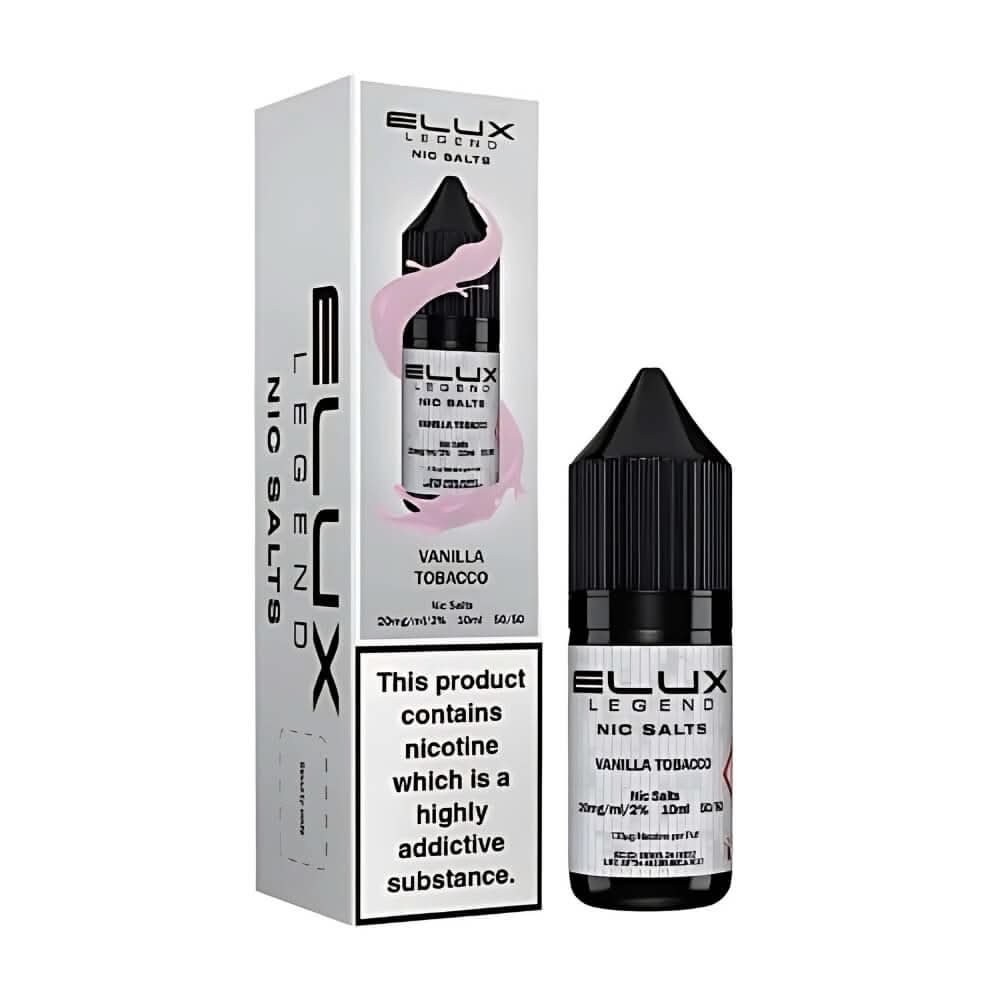 Elux Legend NIC Salt 10ml -Vanilla Tobacco