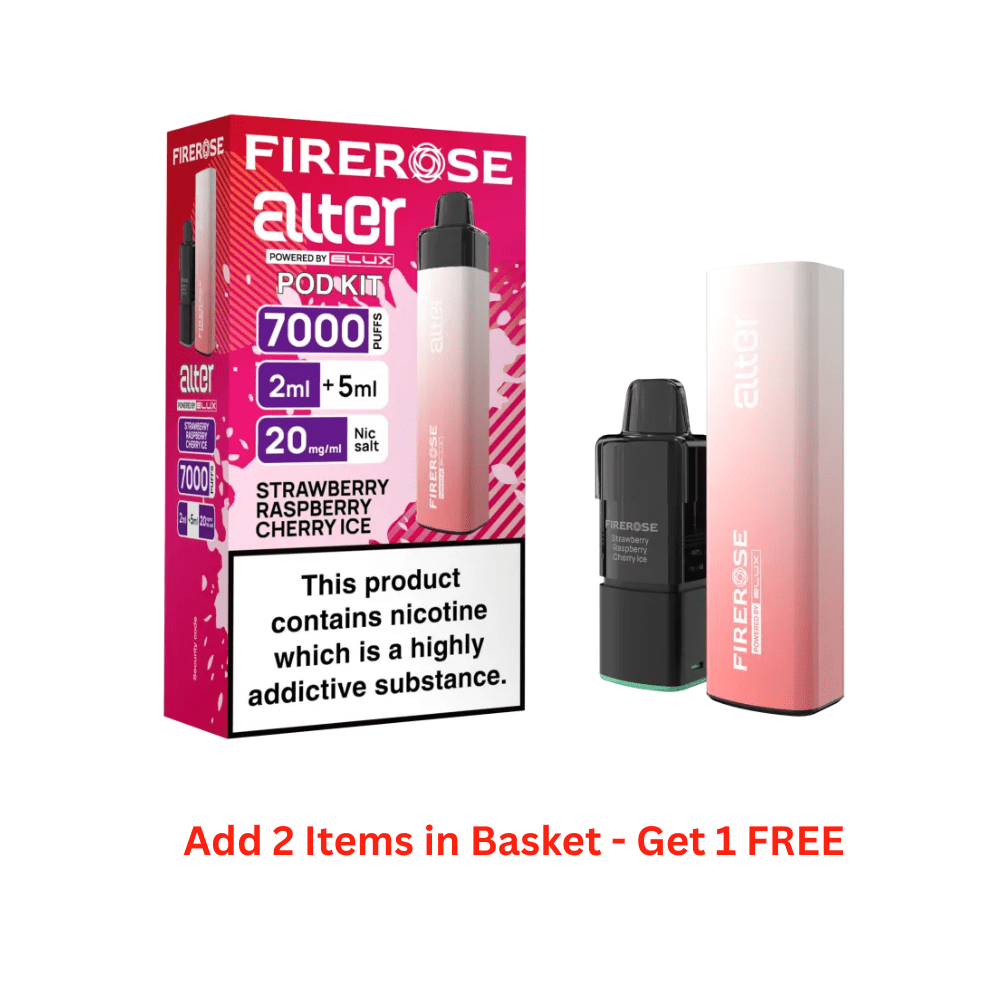 Firerose Alter 7000 Prefilled Pod Kit Box Of 5