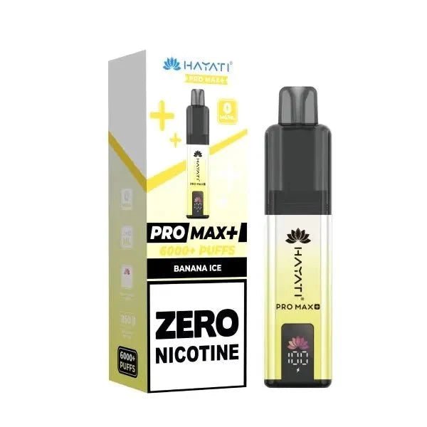 Hayati Pro Max + 6000 Prefilled Pod Vape Kit Zero Nicotine (Box of 5)