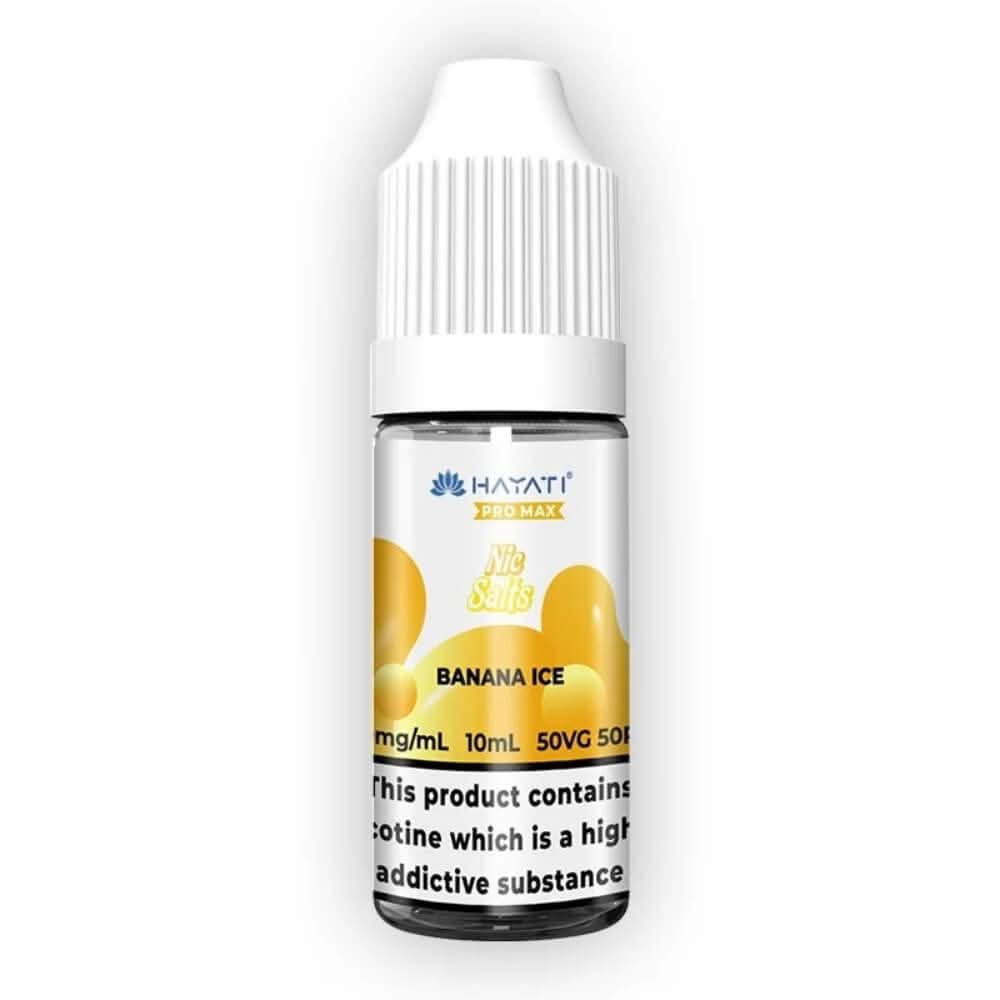 Hayati Pro Max NIC Salt 10ml E-liquid - Banana Ice