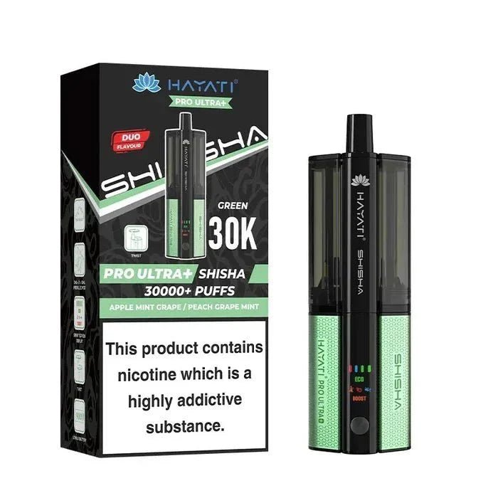 Hayati Pro Ultra Plus Shisha 30K Prefilled Pod Kit (Box of 5)