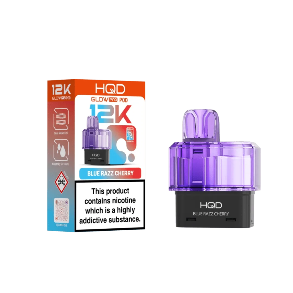 HQD Glow AIR 12K Prefilled Pods -Box of 5