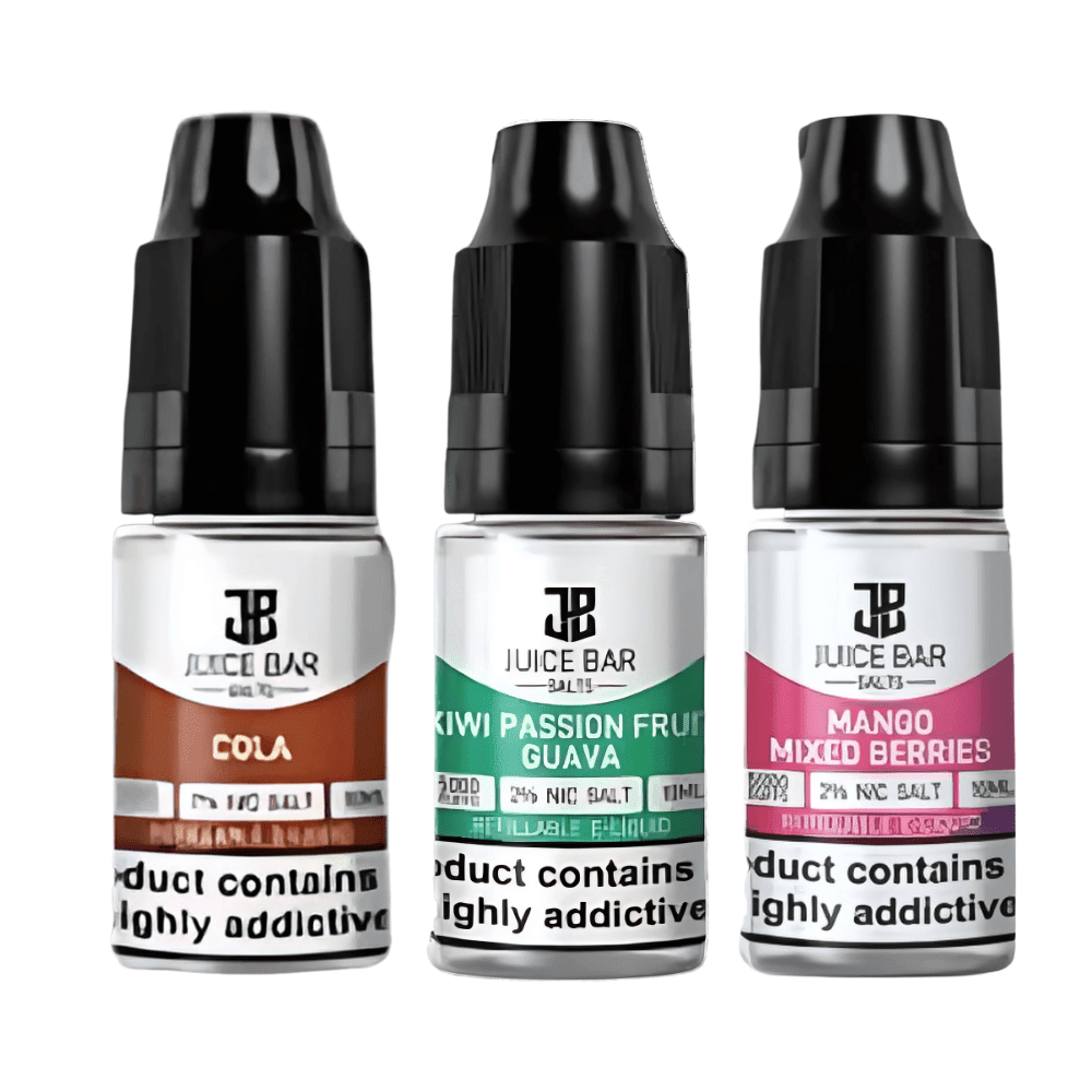 Juice Bar 10ml Nic Salts Pack Of 5