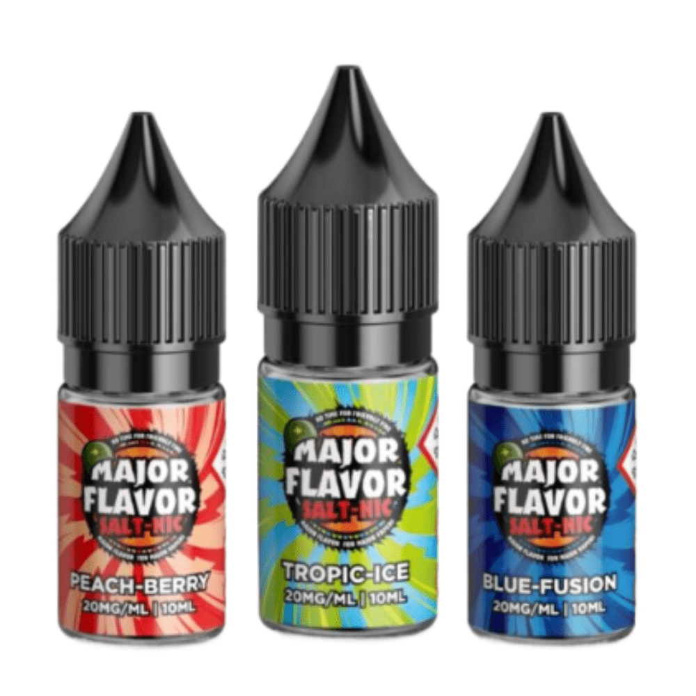 Major Flavor Nic Salts 10ml – Pack of 5