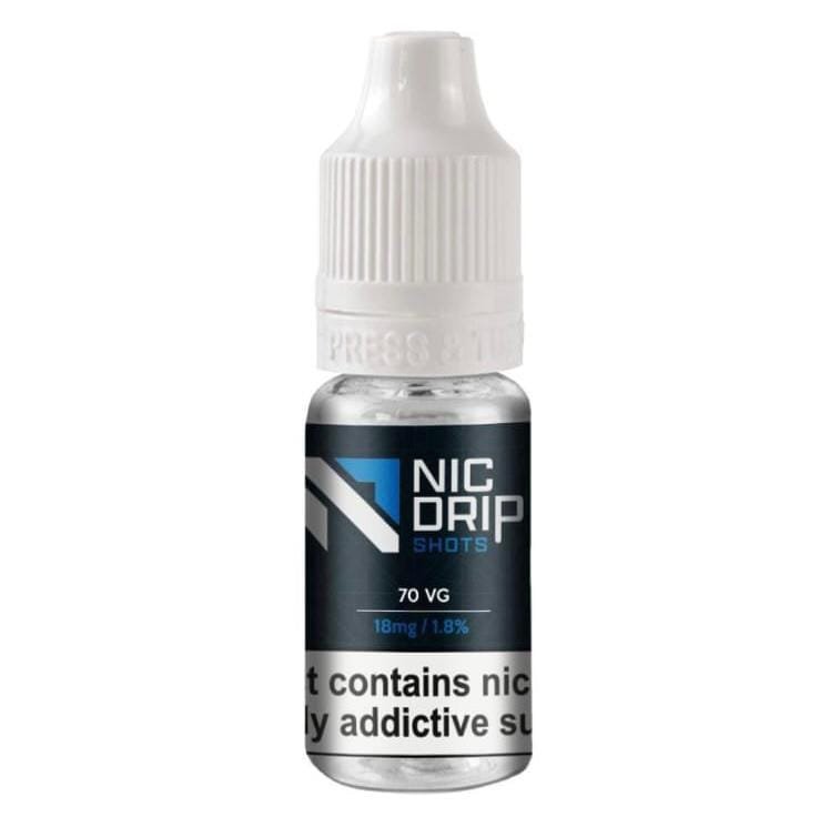 Nic Drip 70vg 18mg Nicotine Shot