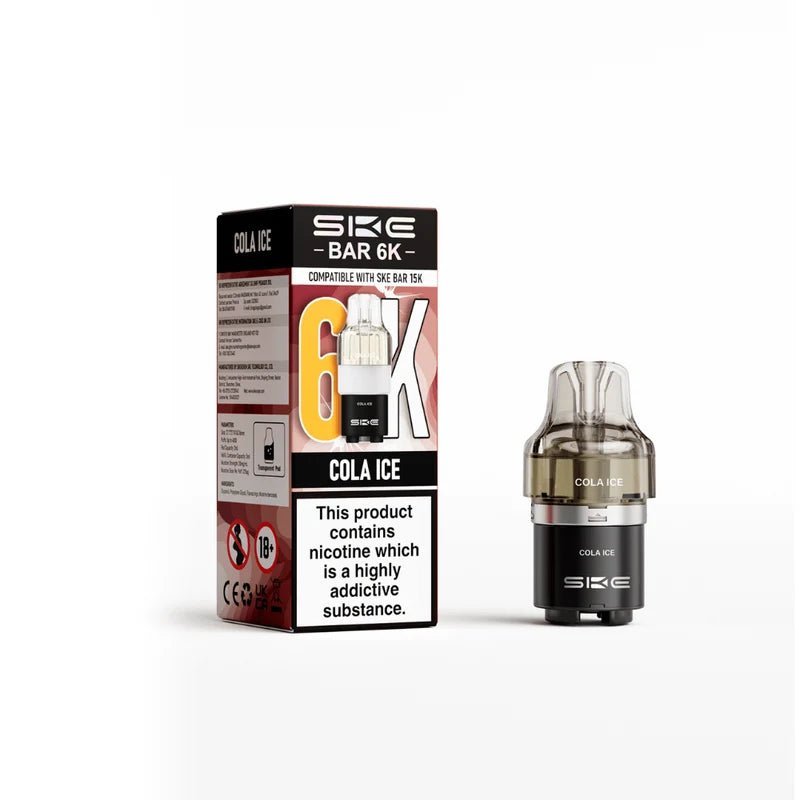 SKE Bar 6K Prefilled Refill Pods - Pack of 5