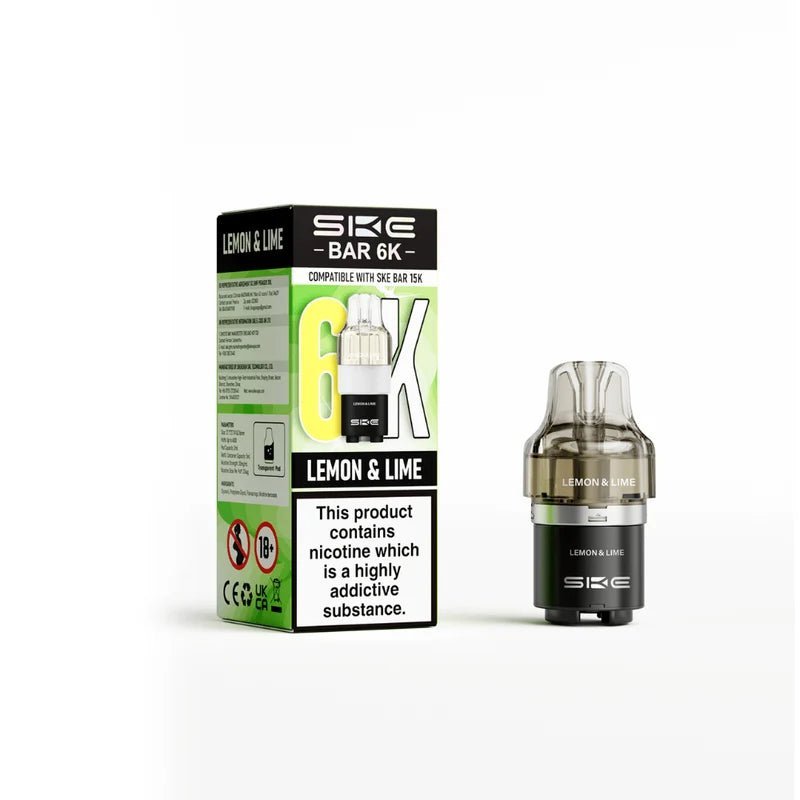 SKE Bar 6K Prefilled Refill Pods - Pack of 5