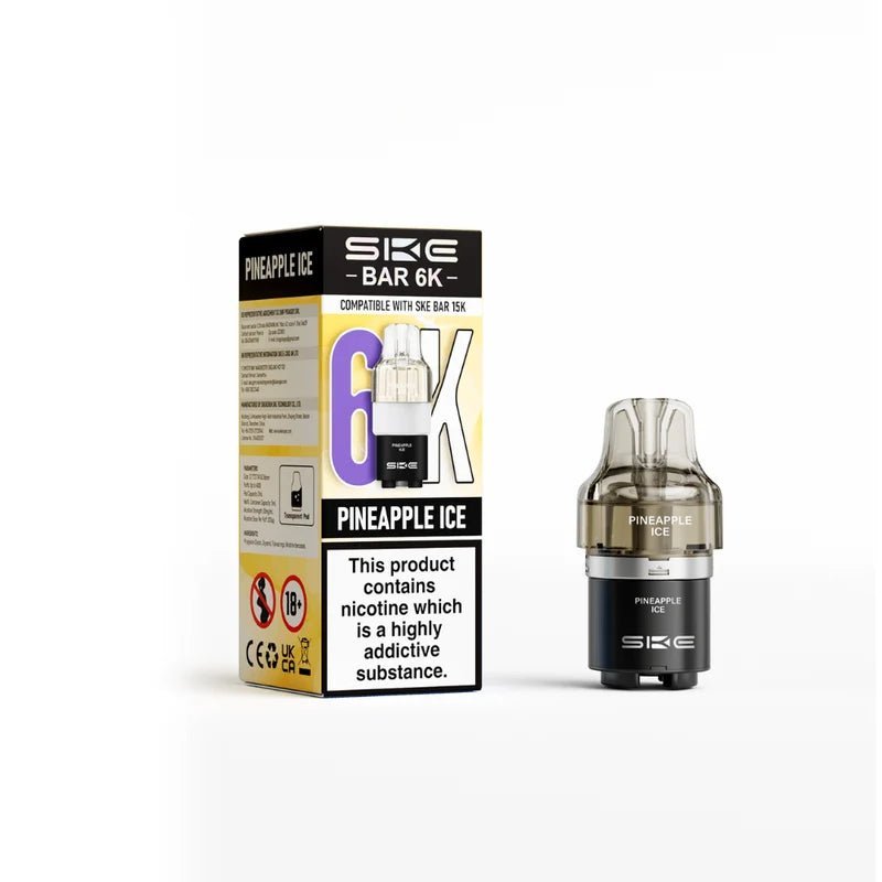 SKE Bar 6K Prefilled Refill Pods - Pack of 5
