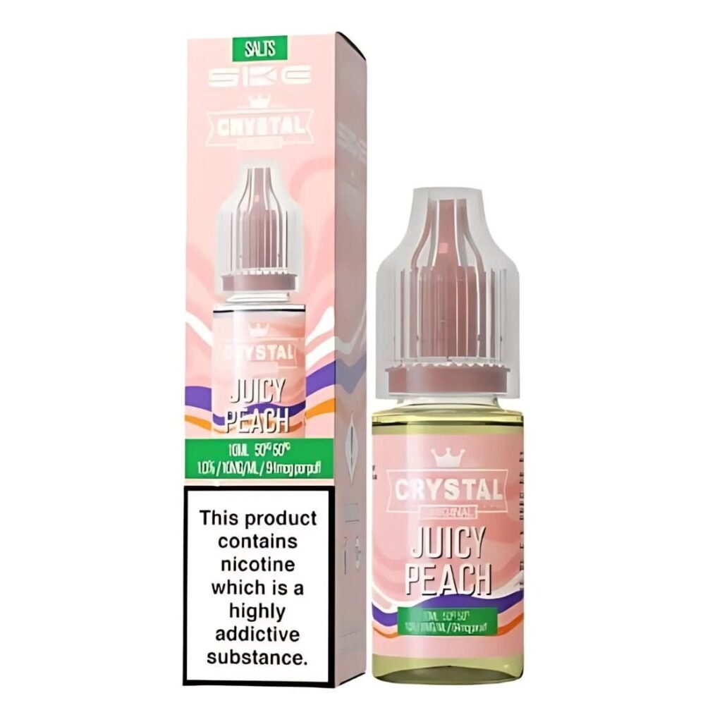 SKE Crystal NIC Salt 10ml - Juicy Peach
