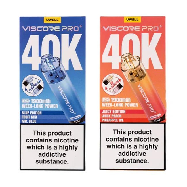 Uwell Viscore Pro Plus 40K Prefilled Pod Kit – Box of 5