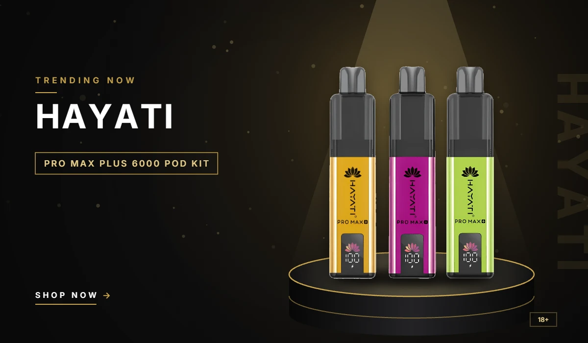 Hayati Pro Max Plus 6000 Puff Prefilled Pod Kit