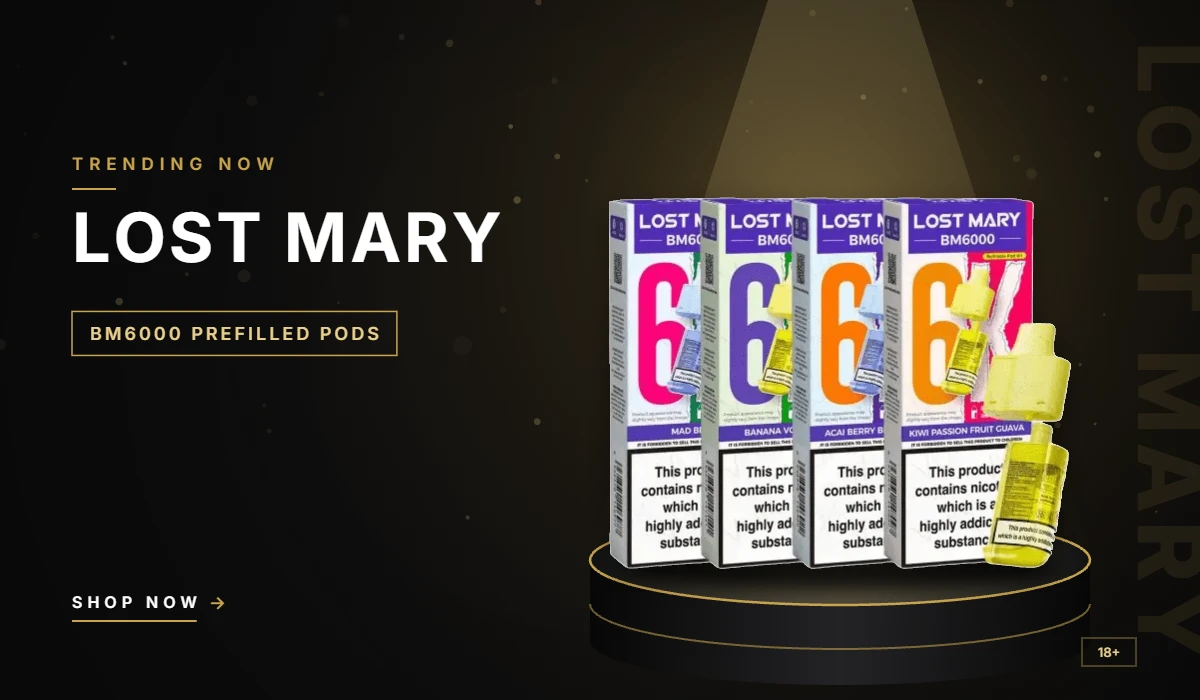 Lost Mary BM6000 Prefilled Pods - Box of 5