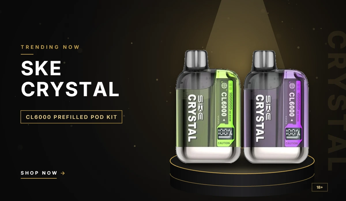SKE Crystal CL6000 Prefilled Pod Kit | Pack of 5