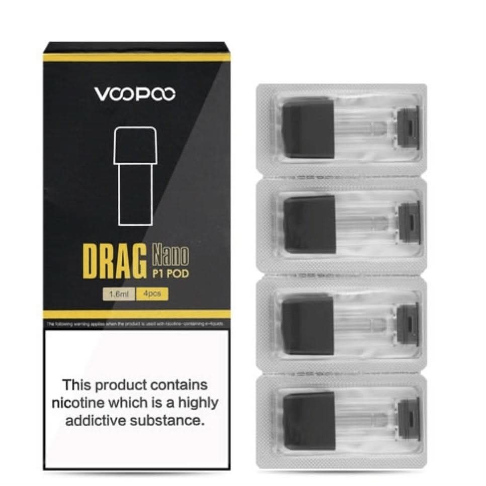 Voopoo Drag Nano P1 Replacement Pods 4pcs